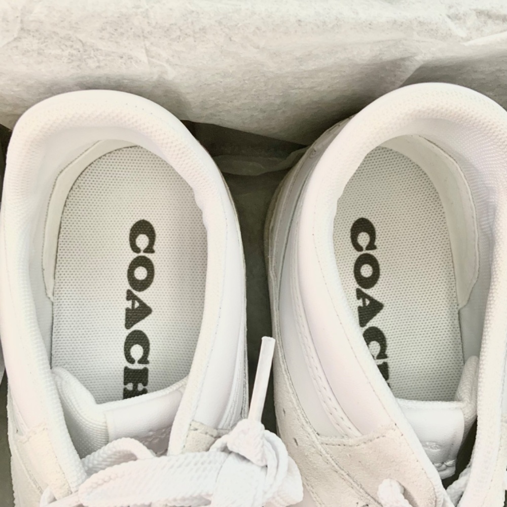 COACH Restored Citysole Mid Top White Leather Sneakers Trainers COMFORTABLE SHOE - Picture 13 of 16